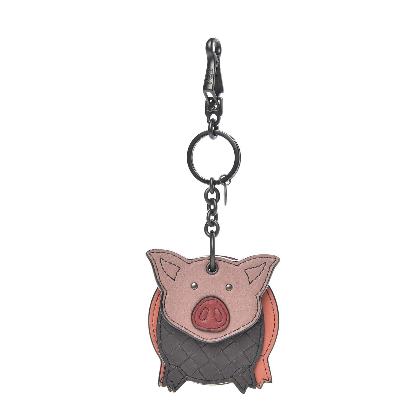 Nappa Intrecciato Pig Charm Multicolor