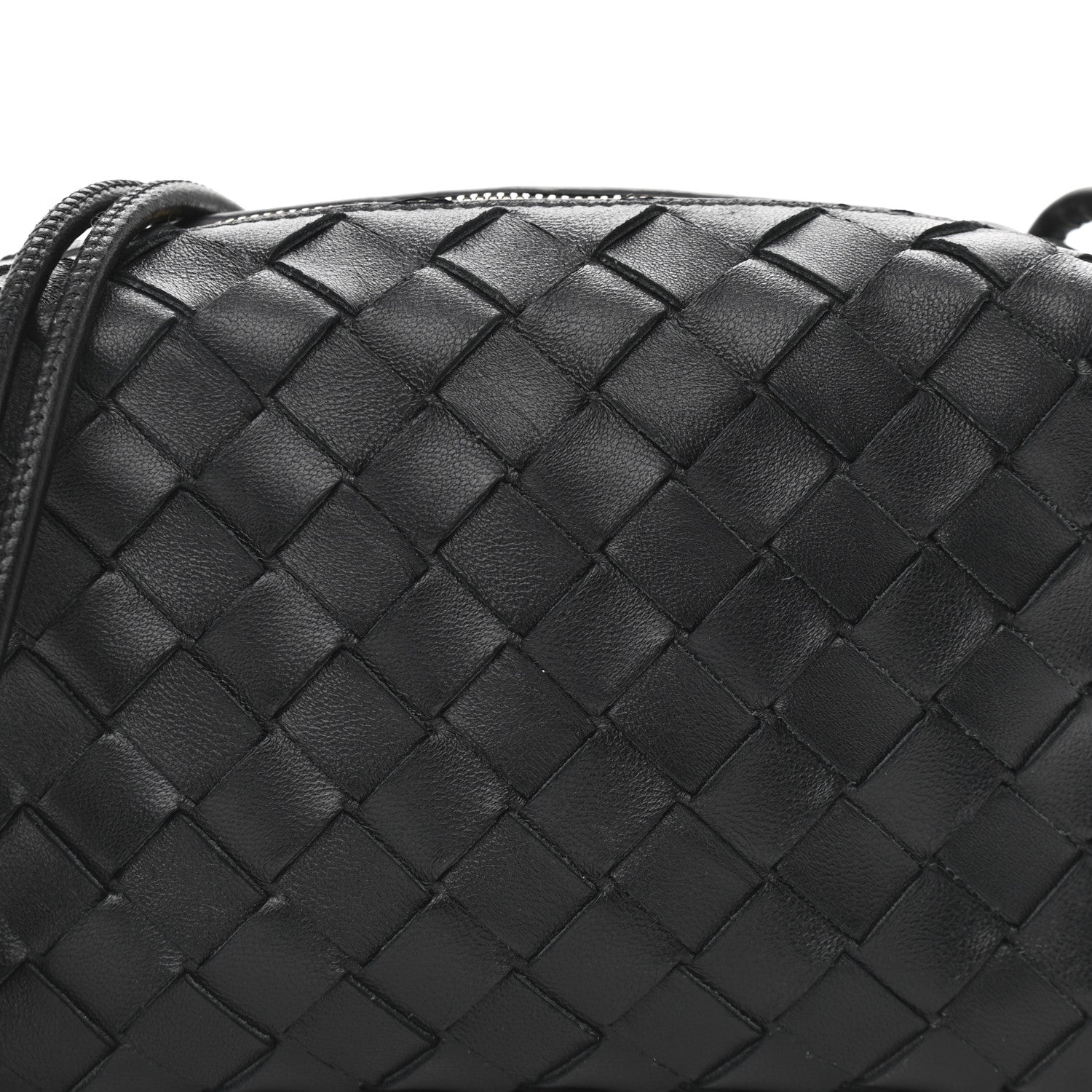 Bottega Veneta Nappa Intrecciato Mini Loop Camera Bag Black 7 of 10