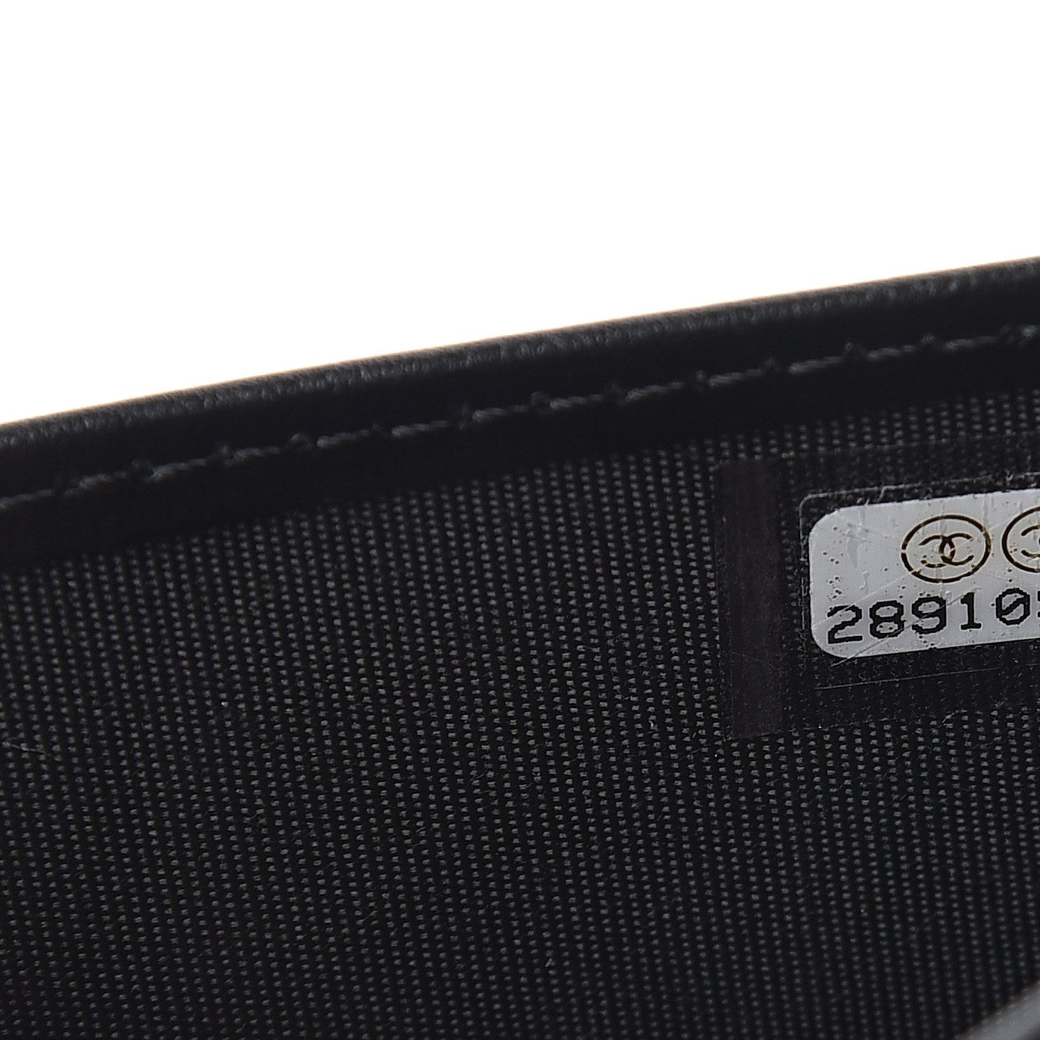 Chanel Caviar Quilted Boy Yen Wallet Black 7 of 8