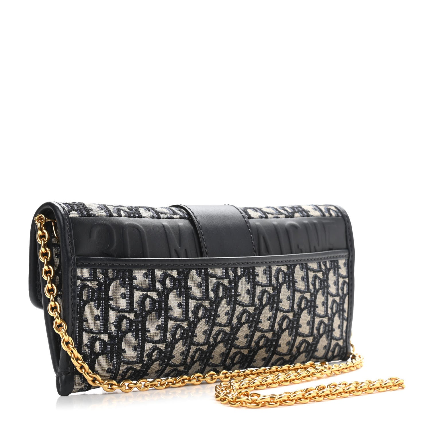Christian Dior Oblique 30 Montaigne Chain Pouch Blue 3 of 9