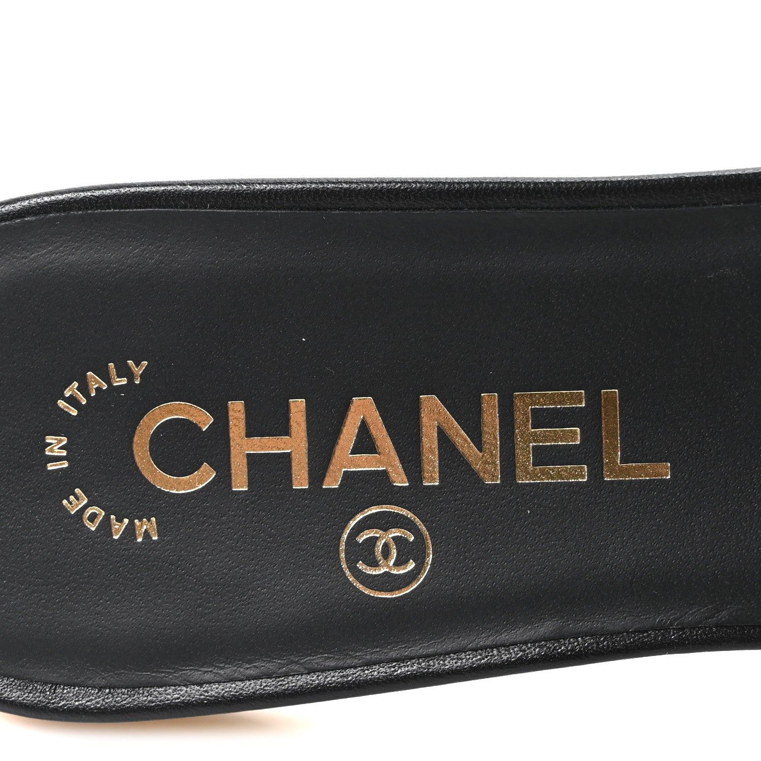 Chanel Lambskin Grosgrain CC Bow Mules 37.5 Black 8 of 9