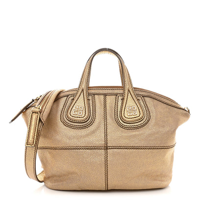 Givenchy Metallic Sugar Goatskin Micro Nightingale Gold 1 of 10