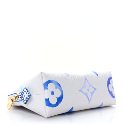 Louis Vuitton Monogram Giant By The Pool Cosmetic Pouch PM Blue 4 of 7