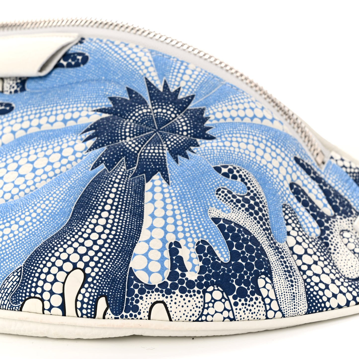 LV X YK Taurillon Monogram Psychedelic Flower BumBag White Multicolor