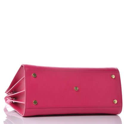 Saint Laurent Calfskin Small Sac De Jour Bubblegum 4 of 8