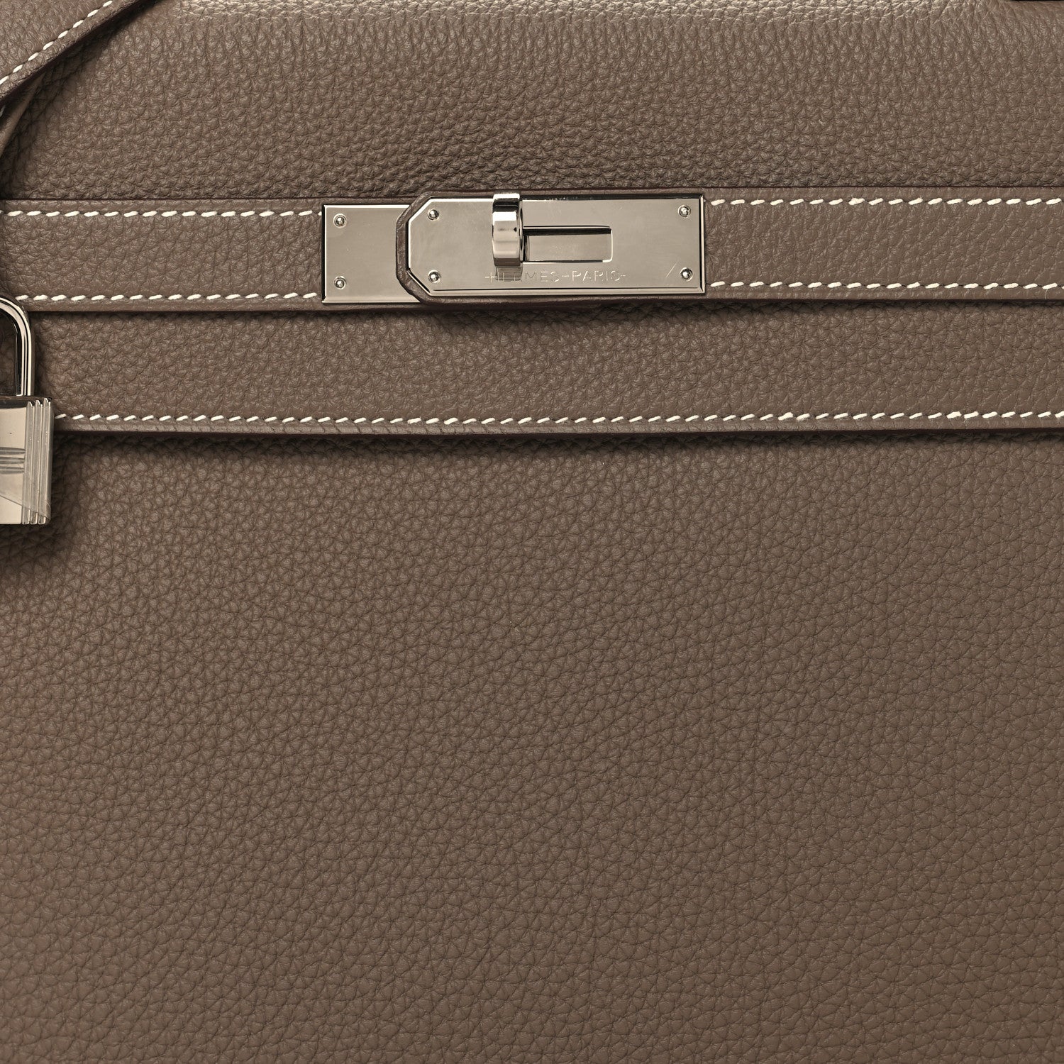 Hermes Togo Kelly Retourne 32 Etoupe 8 of 11