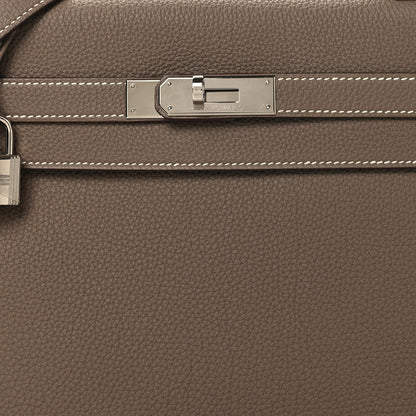 Hermes Togo Kelly Retourne 32 Etoupe 8 of 11