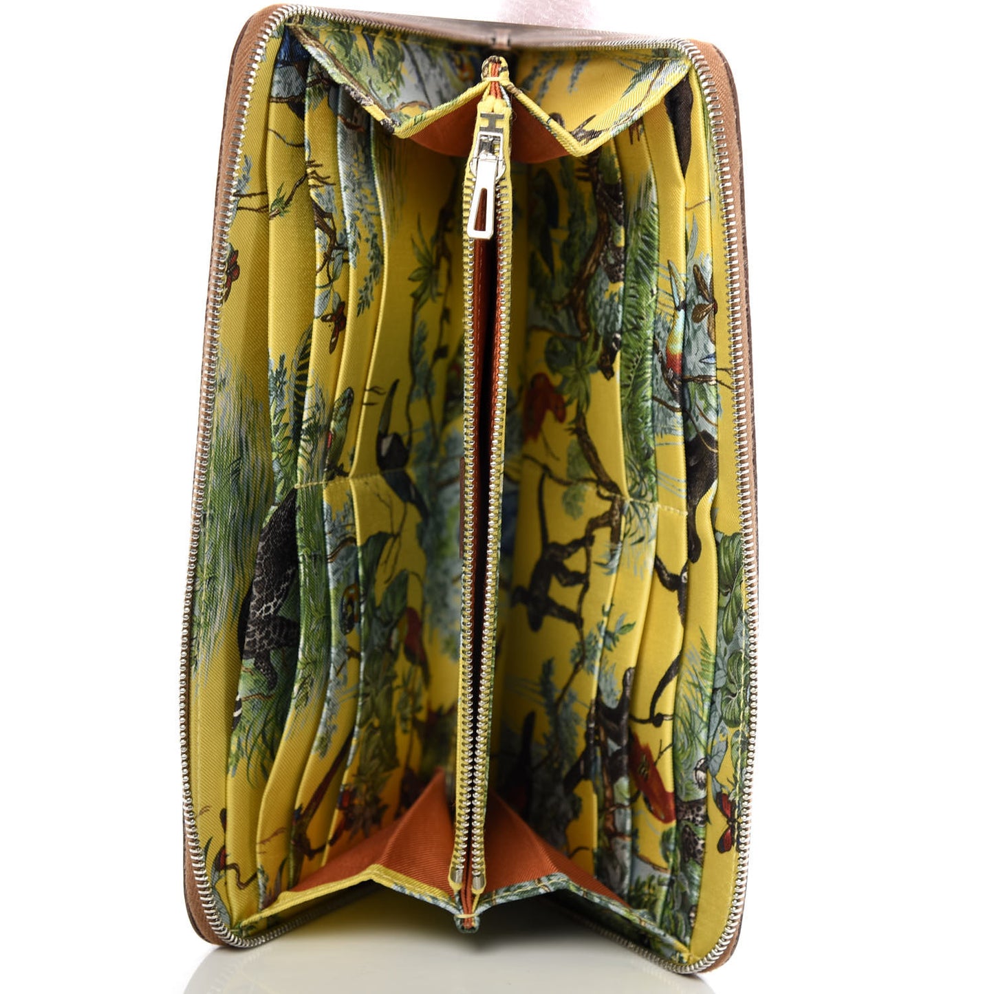 Epsom Silk'In Wallet Gold Jaune De Naples