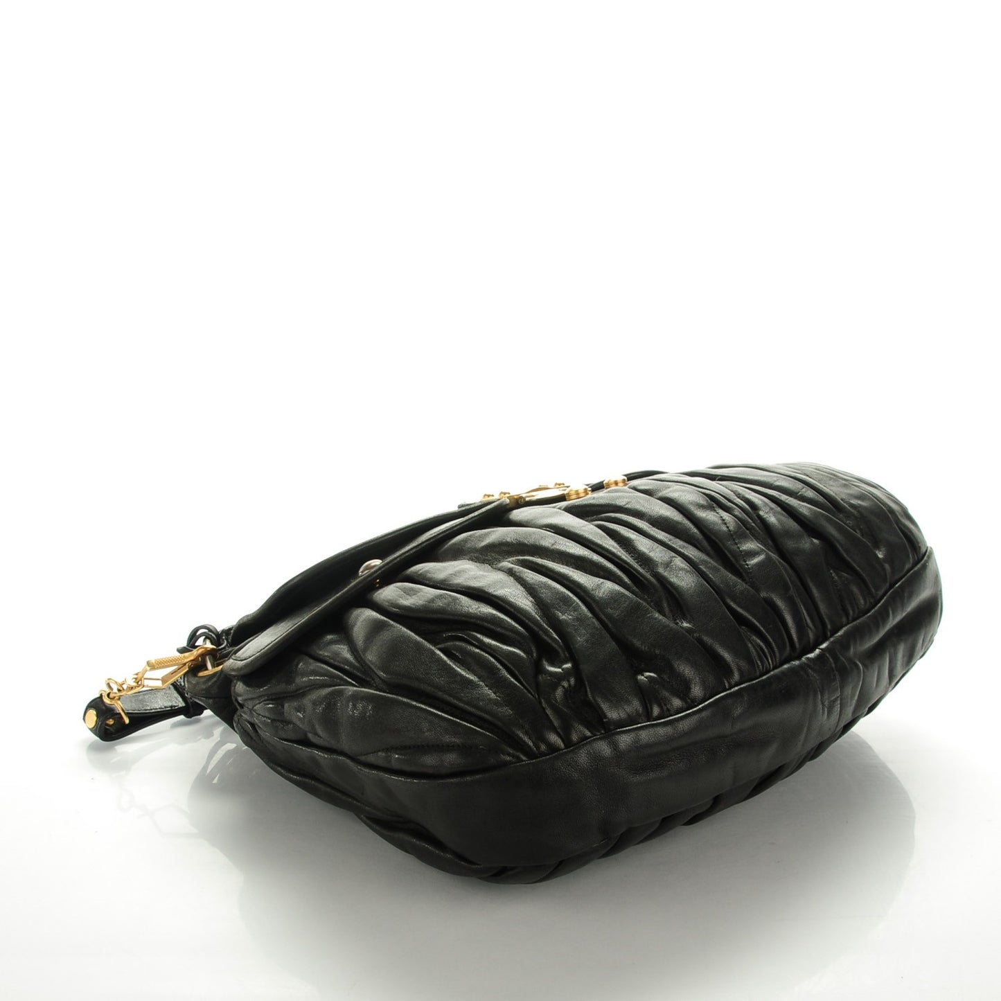 Nappa Matelasse Coffer Hobo Black