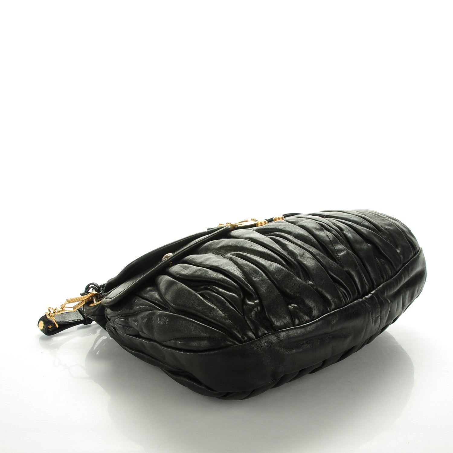 Miu Miu Nappa Matelasse Coffer Hobo Black 4 of 10
