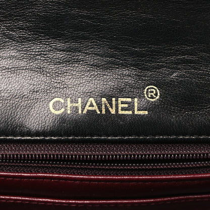 Chanel Lambskin Quilted Mini Square Flap Bag Black 6 of 10