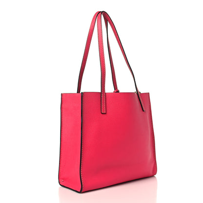 Marc Jacobs Grained Calfskin Medium Grind T Pocket Tote Fuchsia 3 of 11