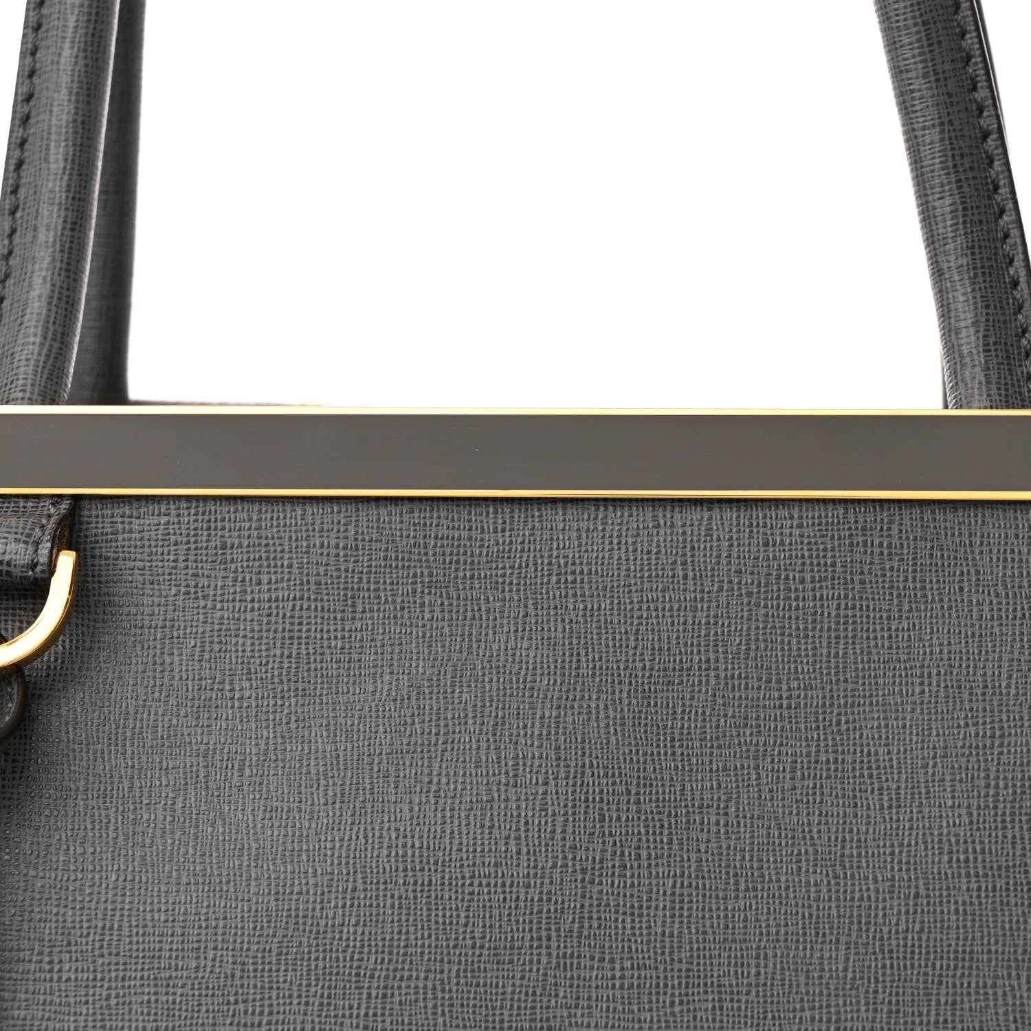 Fendi Vitello Large 2Jours Tote Grigio Grigio Chiaro 8 of 11