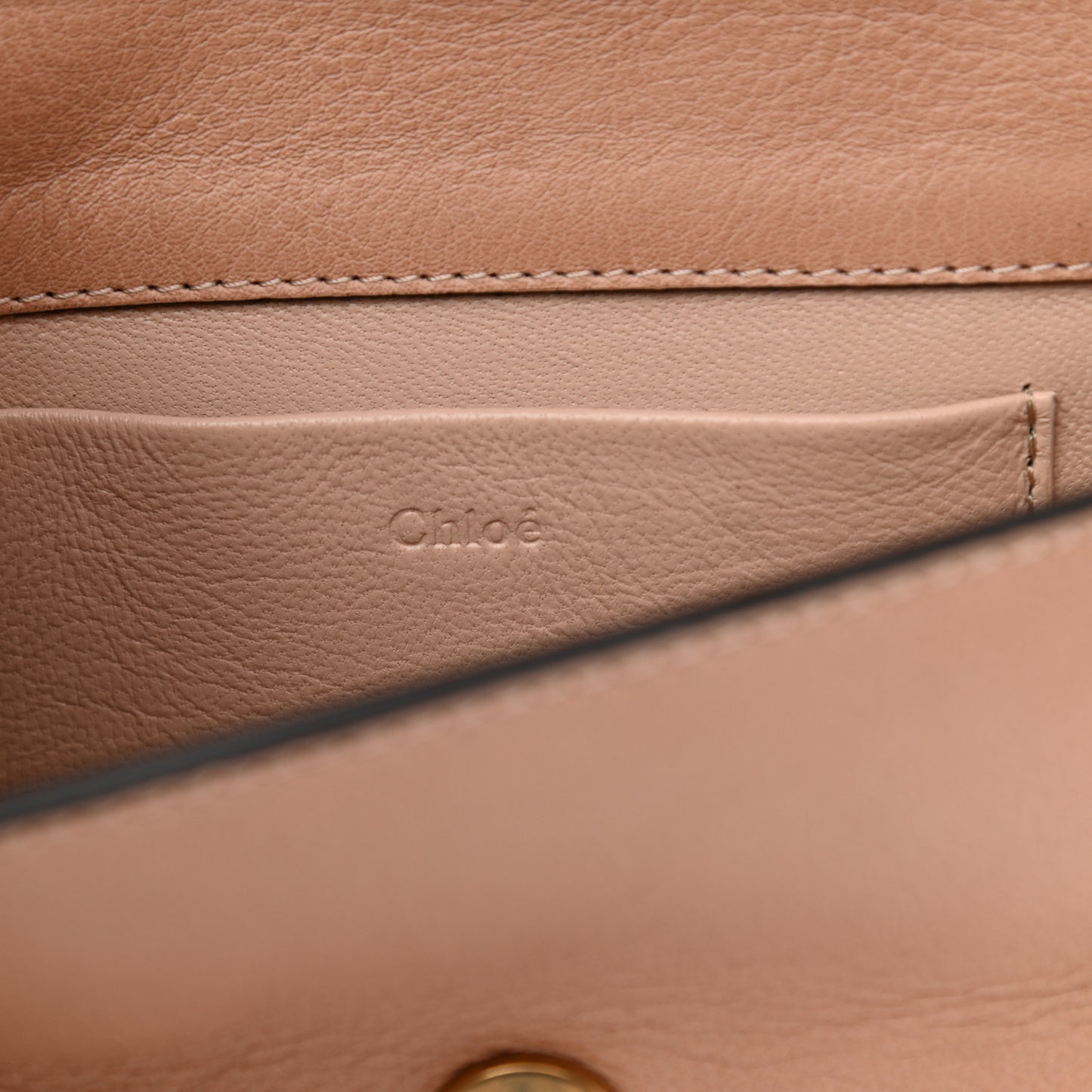 Calfskin Small Nile Bracelet Minaudiere Bag Biscotti Beige