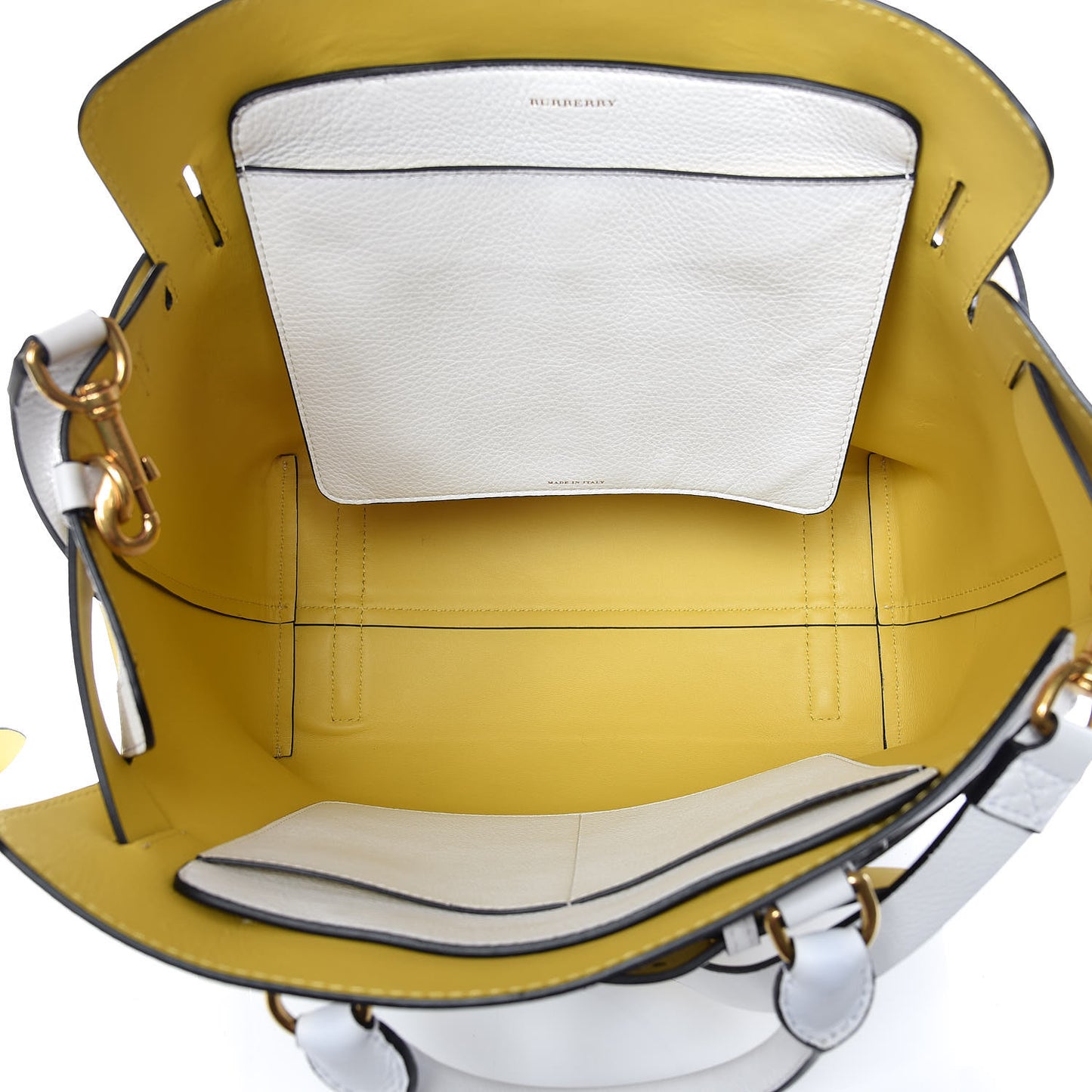 Soft Grain Calfskin Medium Belt Bag Chalk White