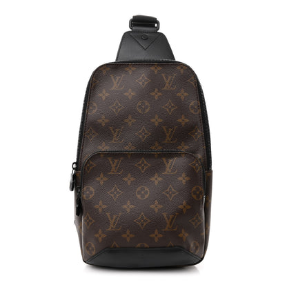 Louis Vuitton Monogram Macassar Avenue Sling Bag 1 of 9