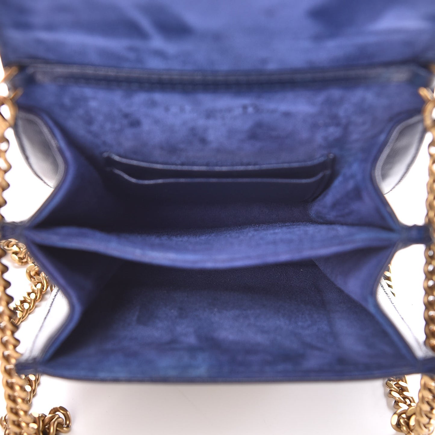 Lambskin Studded Vertical Diorama Indigo