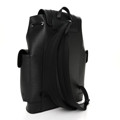 Louis Vuitton Epi Christopher Backpack PM Black 3 of 9
