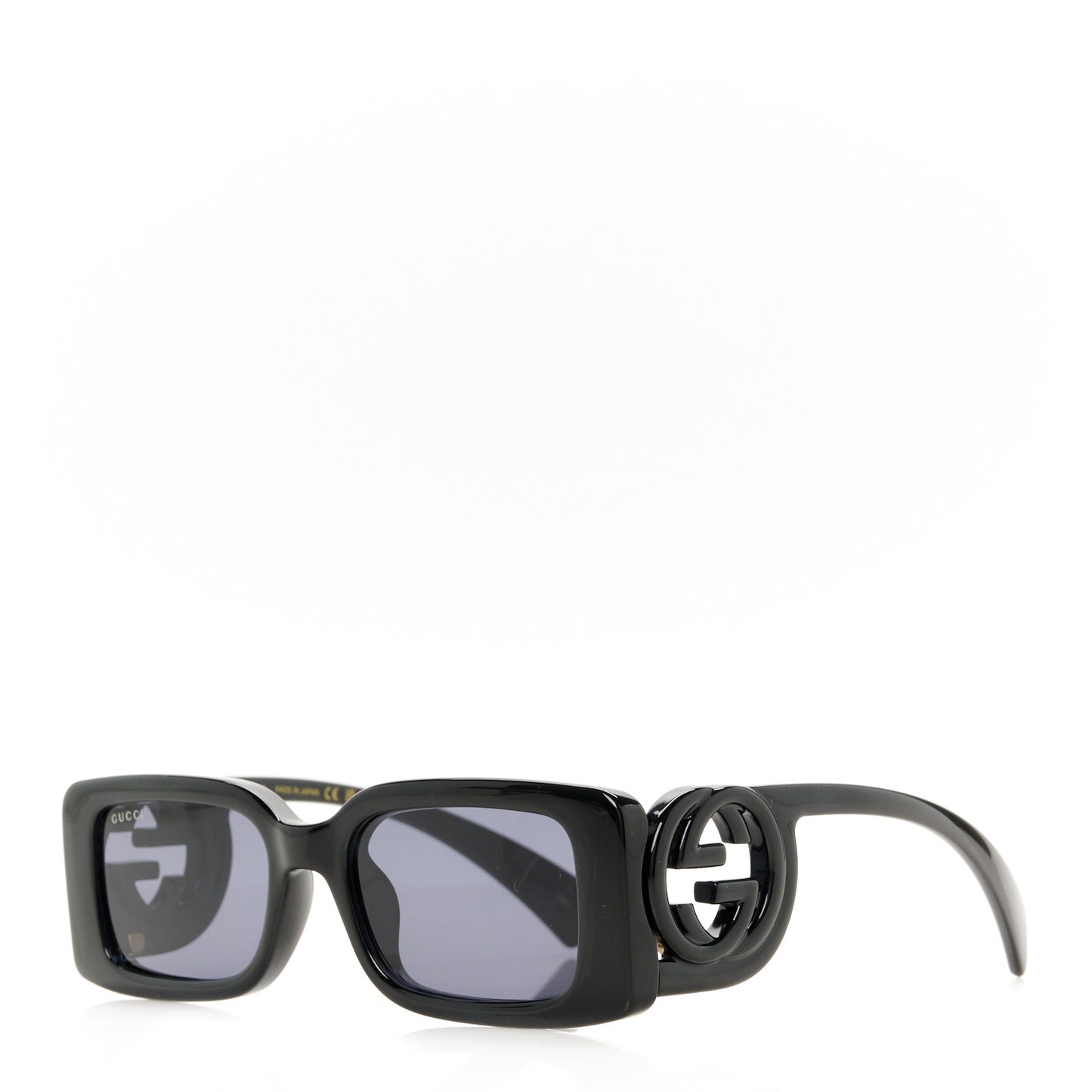 Acetate Chaise Rectangle Frame Sunglasses GG1325S Black