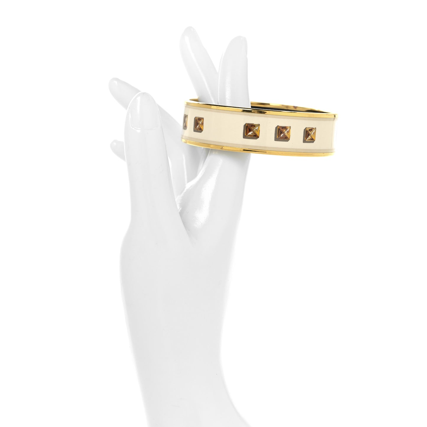 Enamel Medor Printed Bracelet White