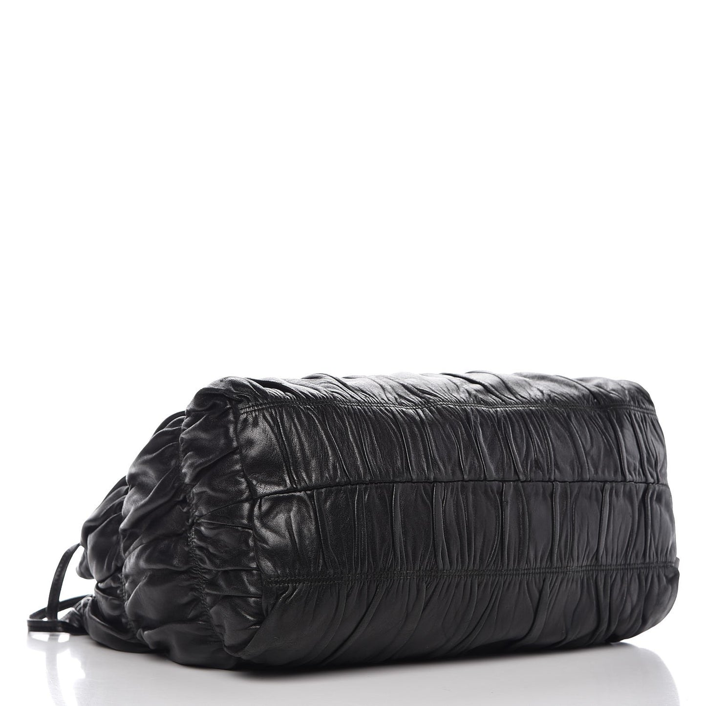 Nappa Gaufre Tote Black