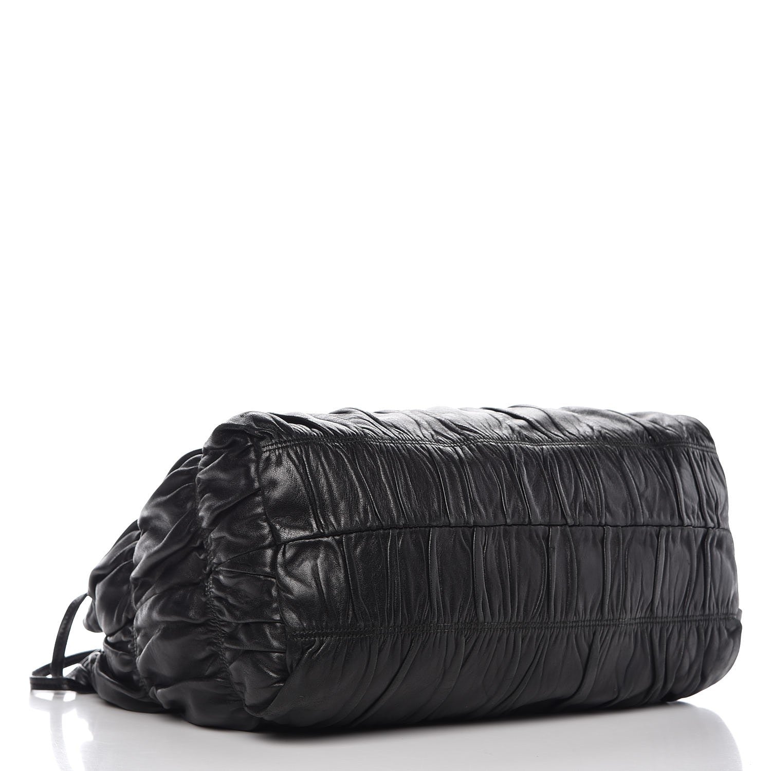 Prada Nappa Gaufre Tote Black 5 of 17