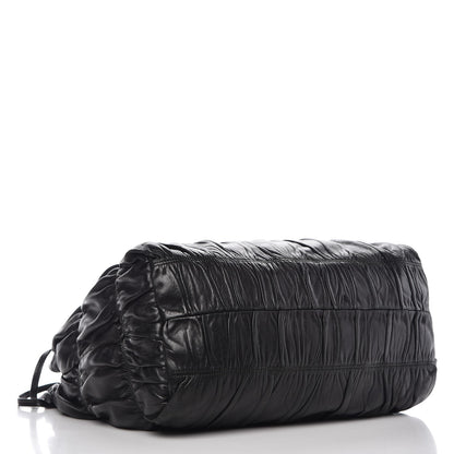 Prada Nappa Gaufre Tote Black 5 of 17