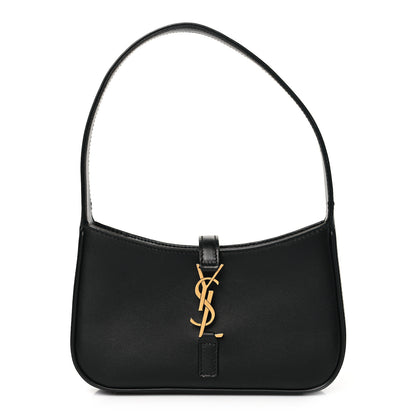 Saint Laurent Smooth Calfskin Le 5 A 7 Mini Hobo Black 1 of 9