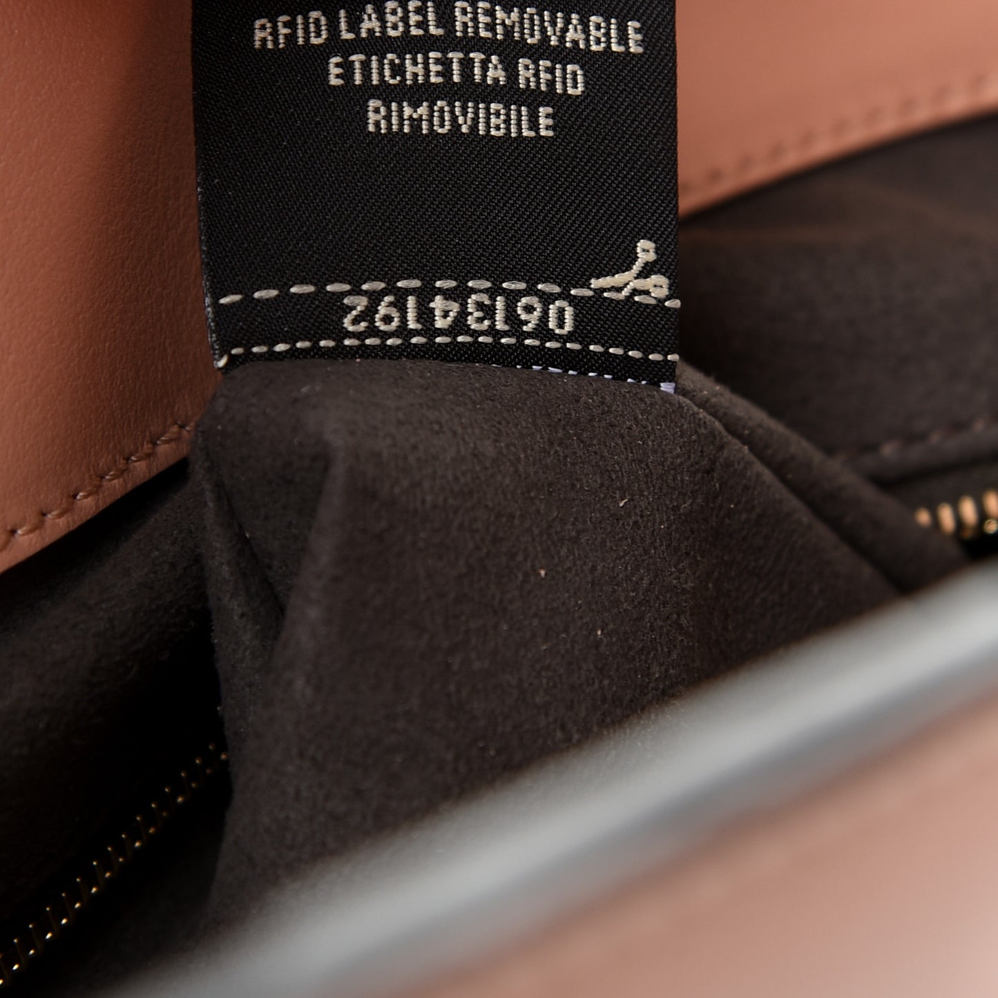 Vitello Glacier Medium FF Tote Rosa Bourbon