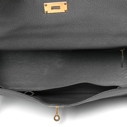 Hermes Togo Shoulder Kelly 40 Etain 5 of 9