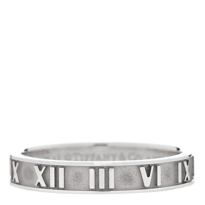 Tiffany Sterling Silver Narrow Atlas Ring 61 9.5 1 of 4