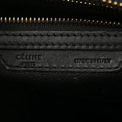 Celine Smooth Calfskin Micro Luggage Black 6 of 11