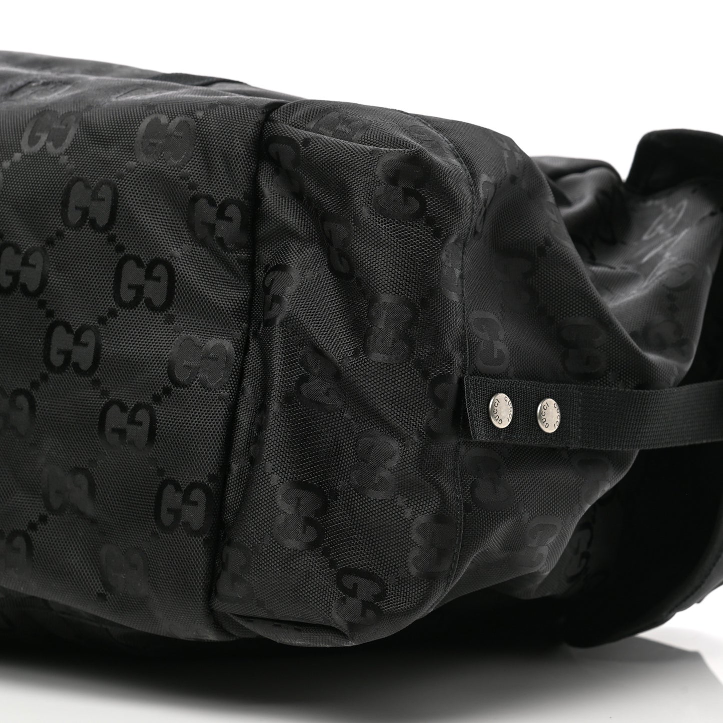 Econyl Nylon Monogram Off The Grid Duffle Bag Black