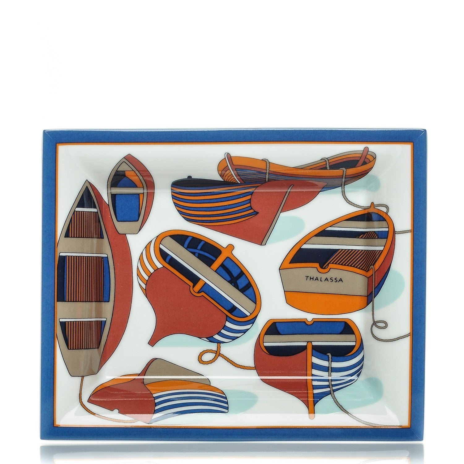 Hermes Porcelain Thalassa Change Tray 1 of 4