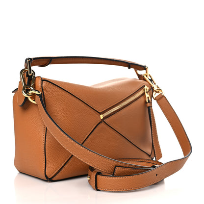 Loewe Calfskin Small Puzzle Bag Tan 3 of 8