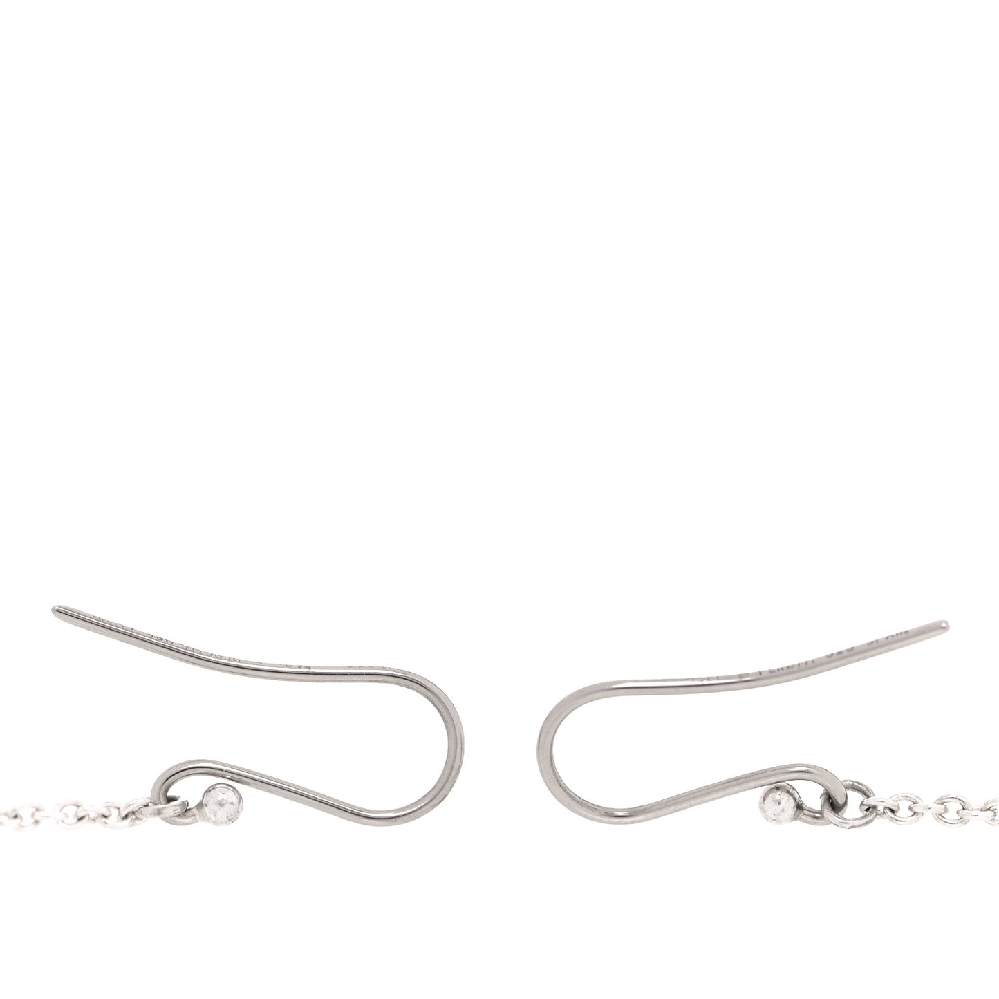 Sterling Silver Elsa Peretti Open Heart Drop Earrings