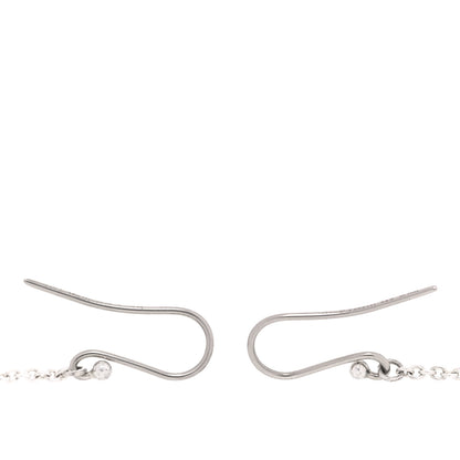 Tiffany Sterling Silver Elsa Peretti Open Heart Drop Earrings 3 of 6