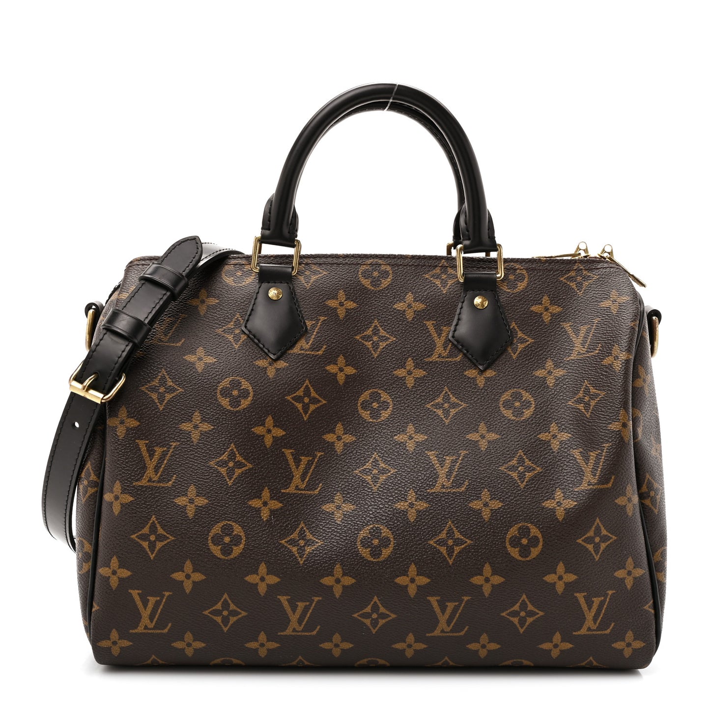 Monogram My World Tour Speedy Bandouliere 30 Black