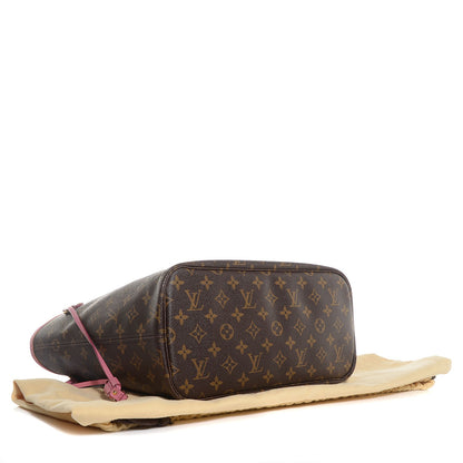 Louis Vuitton Monogram Articles de Voyage Ikat Neverfull MM Rose Velours 4 of 7