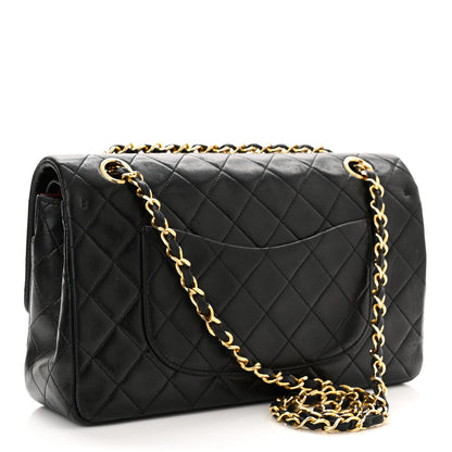 Chanel Lambskin Quilted Medium Double Flap Black 3 of 11