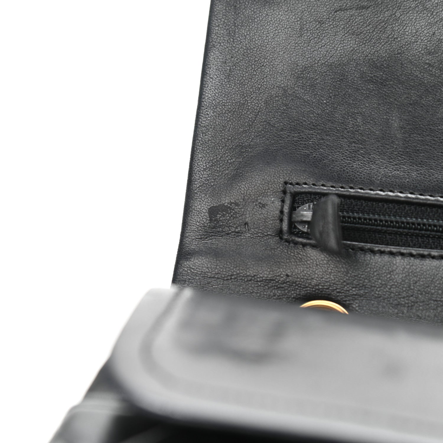 Chanel Lambskin Quilted Medium Double Flap Black 15 of 18