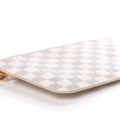 Louis Vuitton Damier Azur Neverfull MM GM Pochette 9 of 12