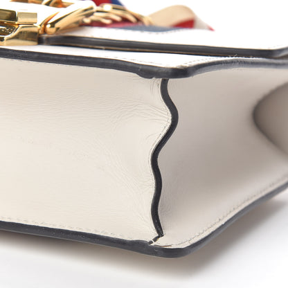 Gucci Calfskin Mini Sylvie Chain Shoulder Bag White 12 of 12