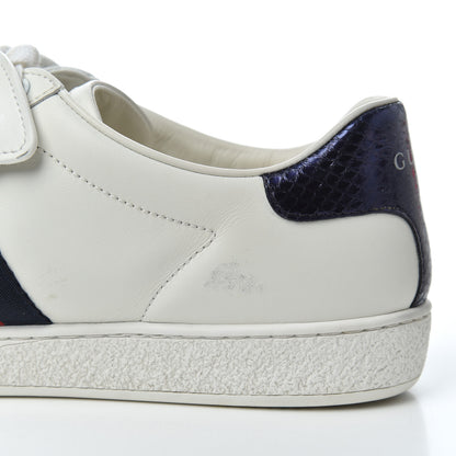 Gucci Calfskin Ayers Web Womens Ace Bow Lace Sneakers 37.5 White 13 of 21