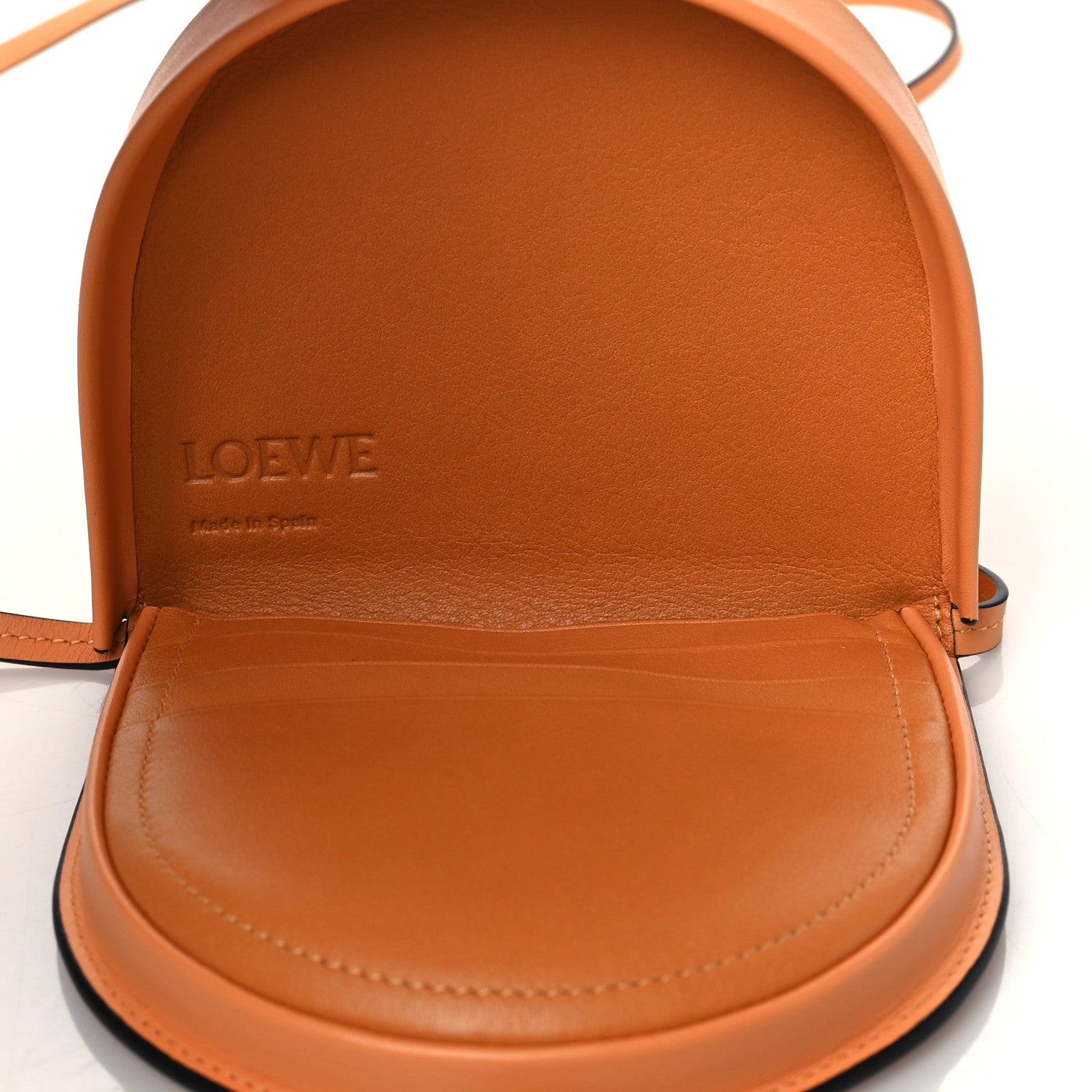 Loewe Soft Calfskin Small Heel Bag Apricot 5 of 11
