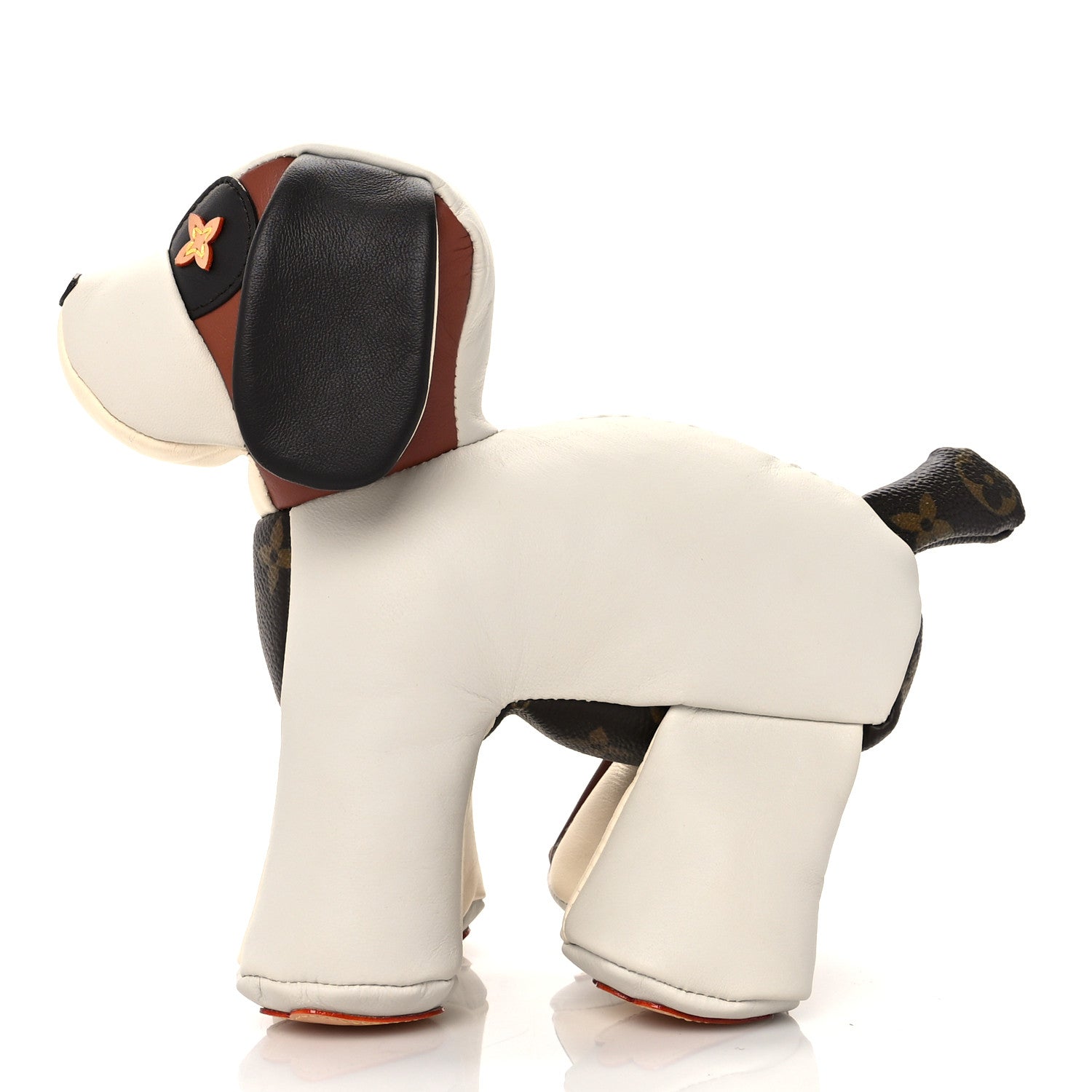 Louis Vuitton Calfskin Monogram Doudou Oscar Dog Beige 4 of 12