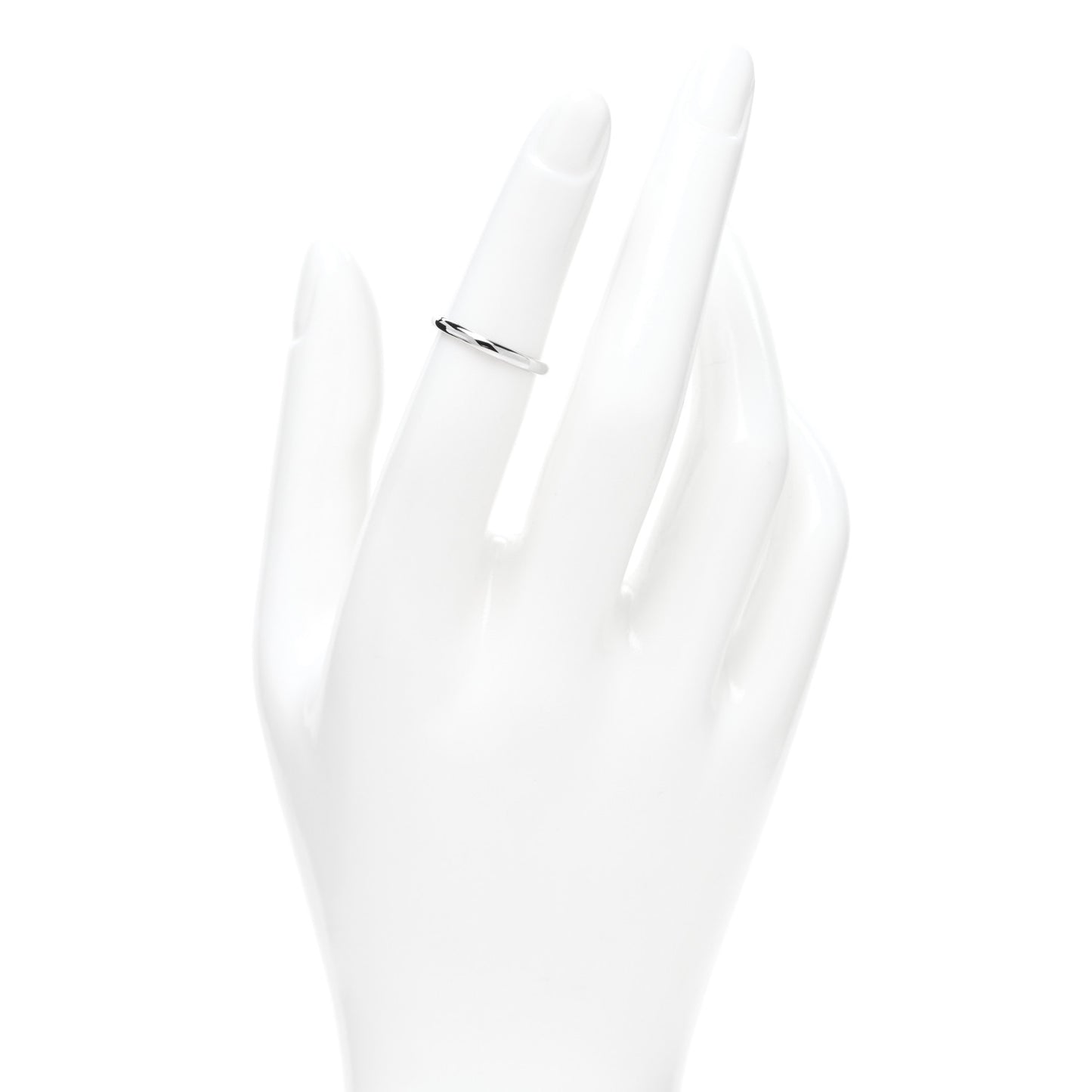 Platinum 2mm Classic Wedding Band Ring 49 4.75