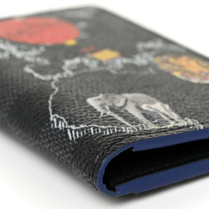 Louis Vuitton Damier Graphite World Map Pocket Organizer NM 8 of 9