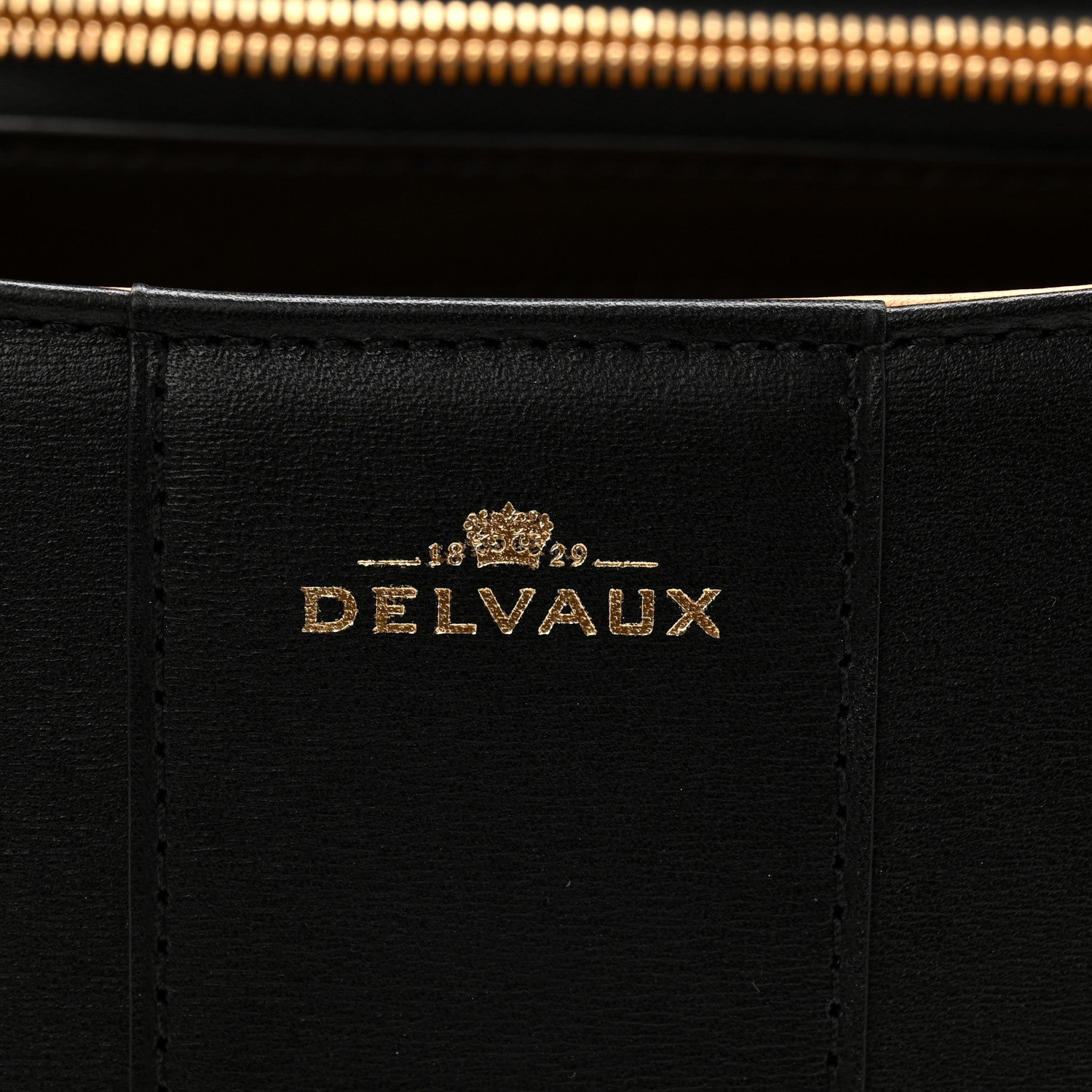 Delvaux Box Calfskin MM Brillant Satchel Black 6 of 11