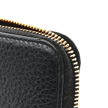 Prada Daino Bi-Color Zip Around Wallet Black Fuoco 12 of 14